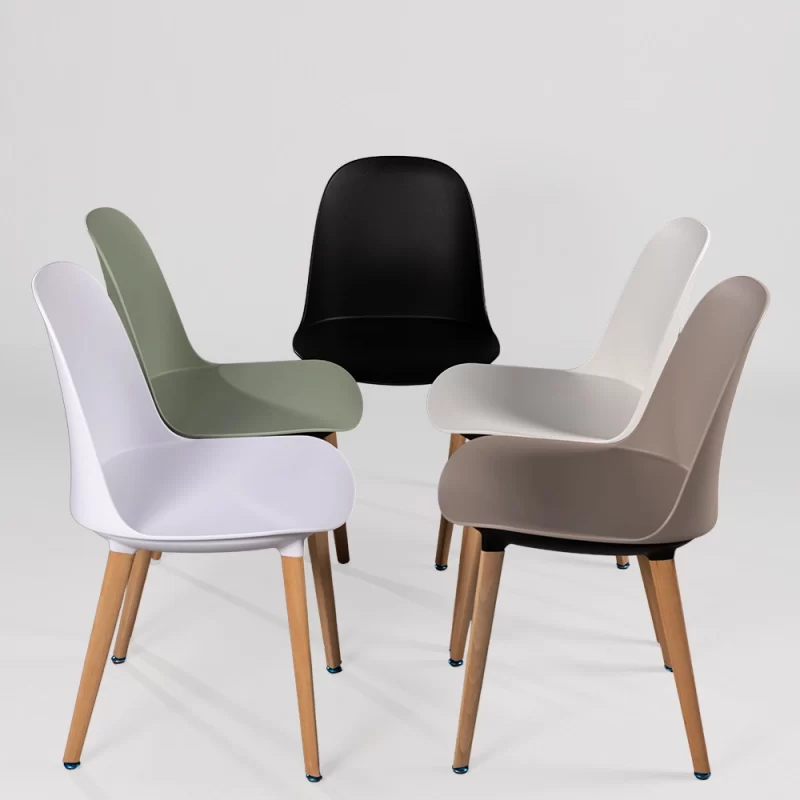 Molded plastic chair
